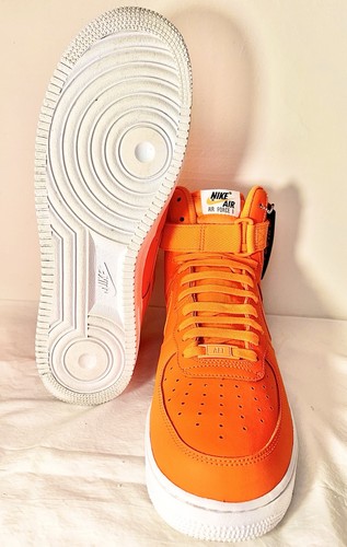 Nike Air Force 1 High Men’s Size 12 Just Do It Total Orange (BQ6474-800)-Mint! - Picture 18 of 21