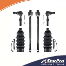 Inner Outer Tie Rod End Set W Steering Boots For Charger Challenger Magnum Rwd