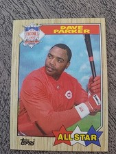 1987 Topps All Star Dave Parker Cincinnati Reds MLB Baseball Card