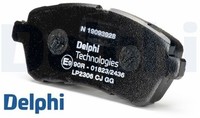 Delphi LP2306 Bremsbelagsatz FüR Scheibenbremse Bremsbelagsatz