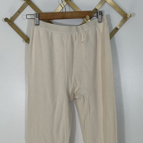 Morgan Long John Thermal Base Layer Pants Size XL Made in USA Ivory Outdoors - Picture 6 of 8