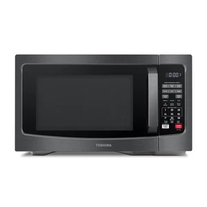 TOSHIBA EM131A5C-BS Countertop 1.2 Cu.Ft.-Black, Black Stainless Steel