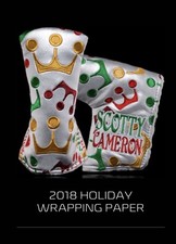 2018 Scotty Cameron Holiday Wrapping Paper NIB