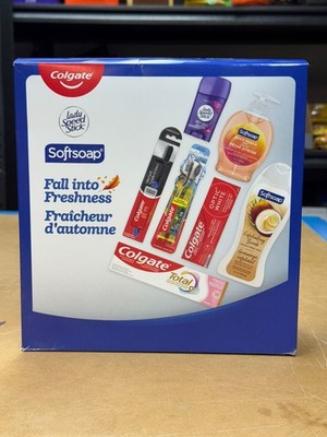 Colgate Softsoap Fall Kit - Toothpaste, Hand Soap, Deodorant Set - Free Shipping
