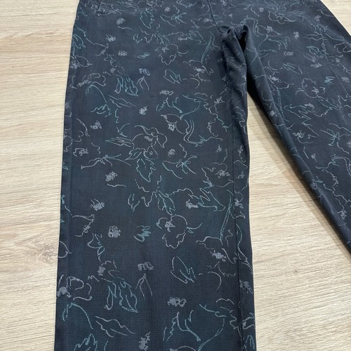 Vintage Corduroy Pants Floral High Rise Tapered Junior 9 Women (4-6) - Picture 5 of 22