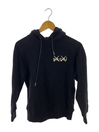 Felpa con cappuccio Sacai 4 cotone nera 21 0283S usata