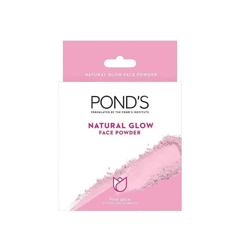 POND's Natural Glow Face Matte Powder For Normal Skin Shade Pink Glow 30Gm X 2 - Image 2 of 4
