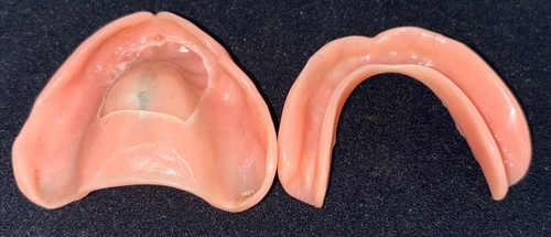 Vintage 1960's 1970’s SET OF DENTURES UPPER & LOWER FALSE TEETH ODDITY CURIOSITY - Picture 7 of 8