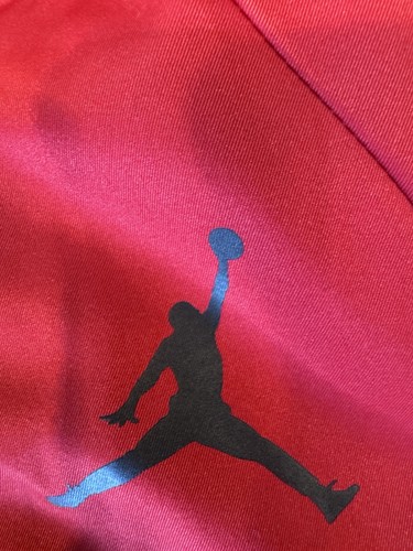 Air Jordan Youth Size Large Satin Bomber Jacket Flight Coat Full Zip - Picture 3 of 14