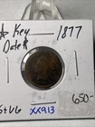 1877 INDIAN PENNY  KEY RAREST DATE  COIN    IN G/VG Condition XX913