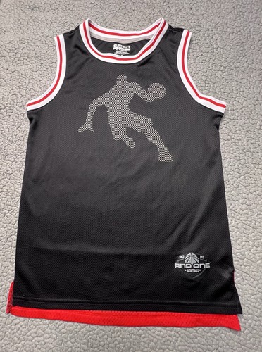 E 1 maglia basket in rete poliestere ragazzo grande taglia large 10/12 - Foto 2 di 10