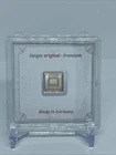 Geiger Edelmetalle 1 gram  .999 Original Silver Square Bar in Sealed Assay Case