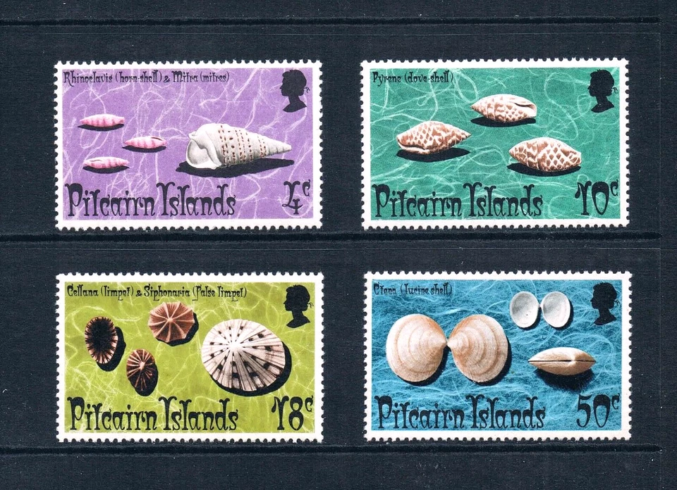 $4.75 Scott Value - 1974 PITCAIRN ISL Shells Seashells Pacific CV MNH NH UMM - Image 3 of 4