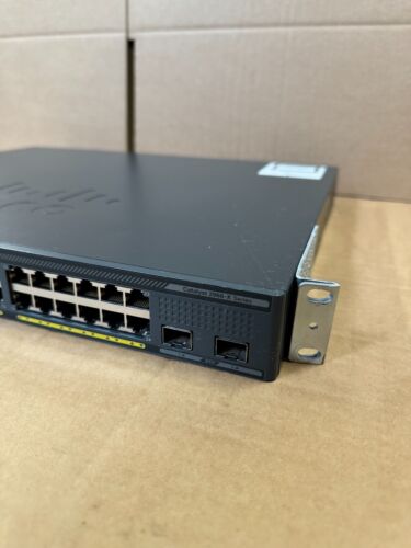Cisco Catalyst WS-C2960X-24PD-L 24-Port Gig PoE Switch + 2X 10GbE SFP+ Ports - Picture 4 of 11