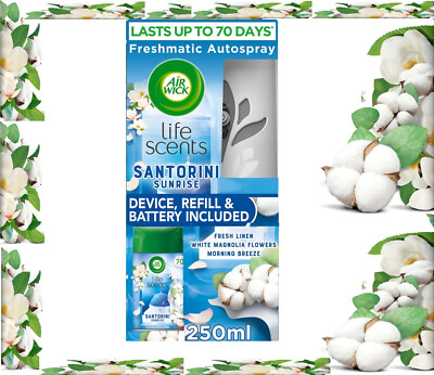 Air Wick Life Scents Freshmatic Autospray Komplettset - Santorini Sunrise