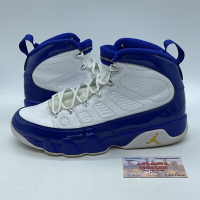 retro 9 blue and yellow