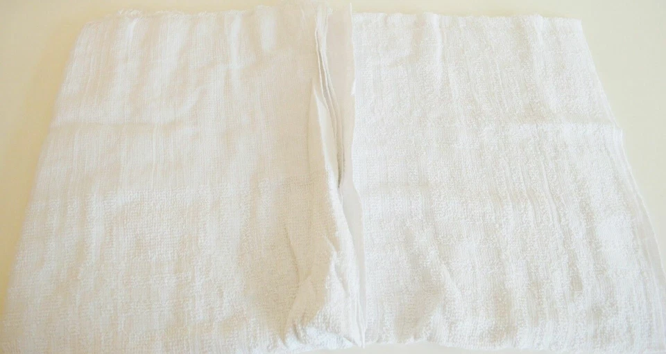 Commercio all'ingrosso Joblot 10 * DEULXE ASCIUGAMANO IHRAM DA UOMO HAJJ & UMRAH BIANCO NUOVO SAUDITA NUOVO - Immagine 2 di 2