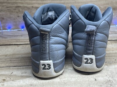 Nike Air Jordan 12 Retro Stealth Grey / White GS 153265-015 Youth
