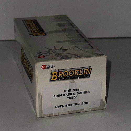 BROOKLIN MODELS 1:43 Scale 1954 KAISER DARRIN “RED” BRK 91a – Brand New!!! - Picture 2 of 13
