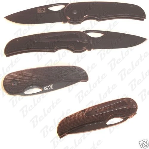 Mango de aluminio KA-BAR cuchillos plegables de colección