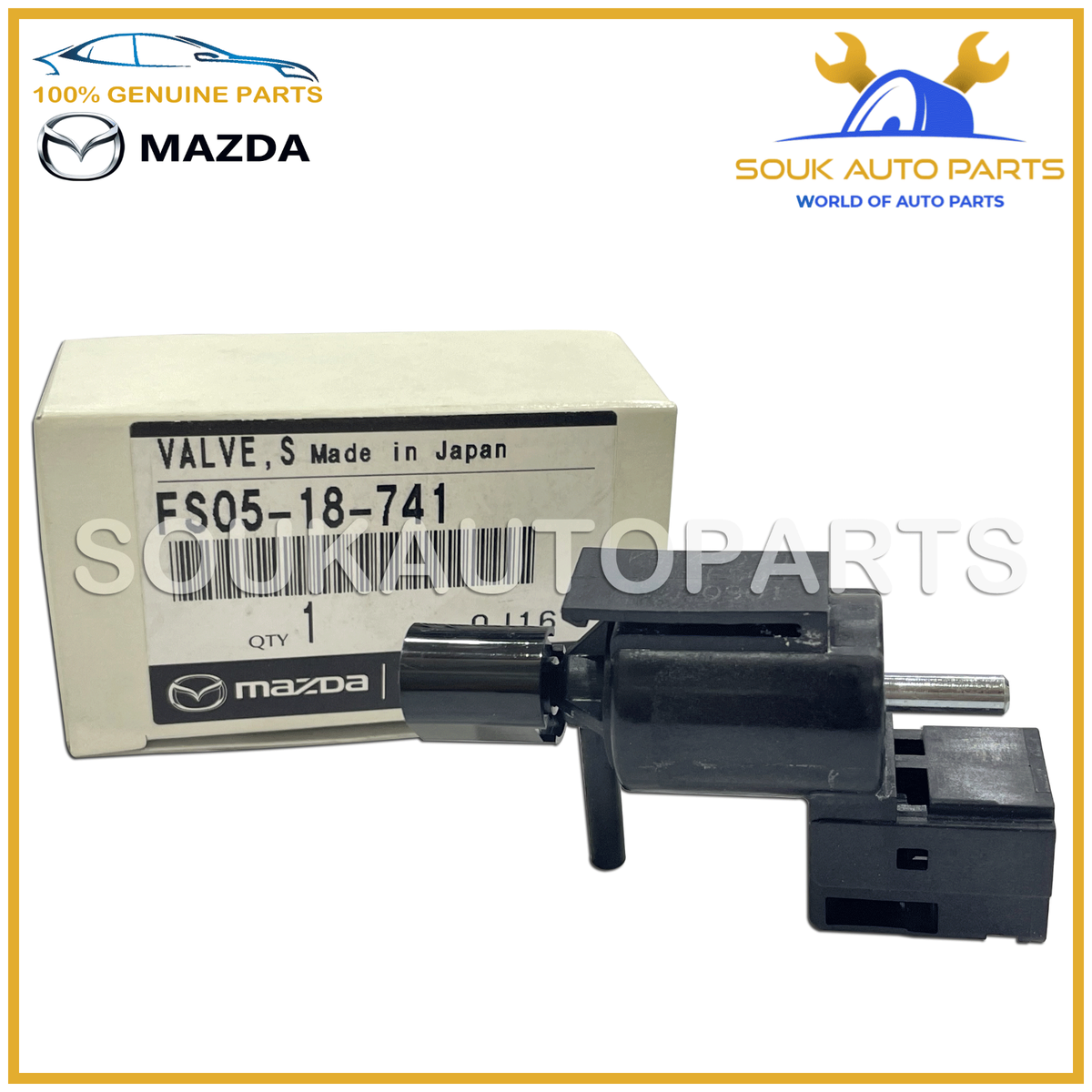 FS05-18-741 Genuine Mazda VALVE, SOLENOID FS0518741 B-SERIES MX-5
