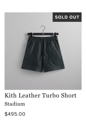 Kith Turbo Short Stadium ショートパンツ バスケ XL Kith Washed Turbo Short - Black