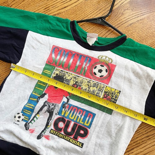 Vintage Kids Indy Knit World Cup International Soccer Crewneck |See Measurements - Picture 6 of 7