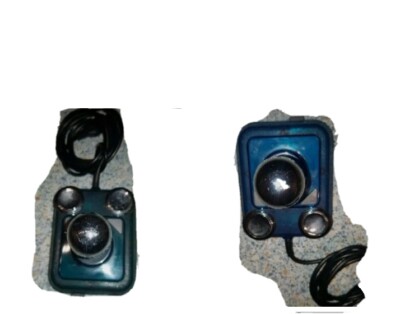 2x Competition Pro 5000 Chrom  Joystick für C64  Amiga und Atari, etc.  