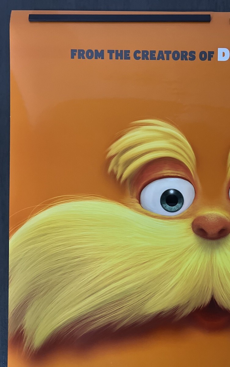 2012 DR. SEUSS' THE LORAX Original ADVANCE Film Poster 27x40 D/S