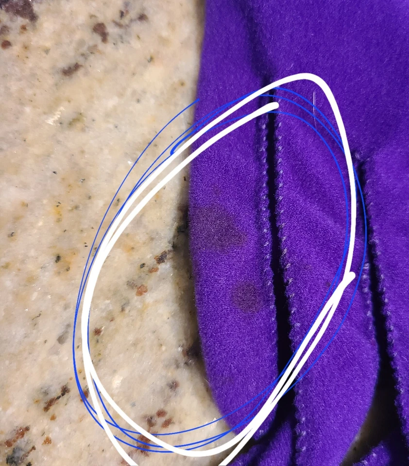 Guantes de Colección Talla M/L Púrpura Suave Fino Polar Elastizados Formales 17.5" Largos Souffle Foto 4 de 4