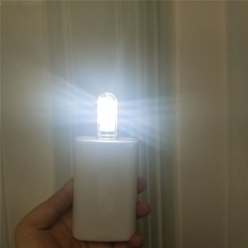 2 Stück Mini USB LED Nachtlicht Campinglampe für Lesen Laptop Computer - Bild 6 von 6