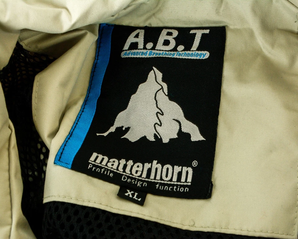 Jaqueta masculina MATTERHORN XL corta-vento tecnologia avançada de respiração bege - Imagem 4 de 4