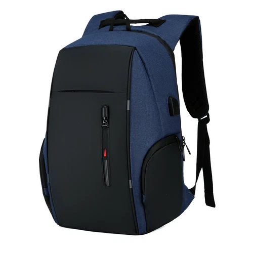 17" Oxford Anti-Diebstahl Laptop Rucksack Reise Business Schule Buchtasche mit USB-Anschluss - Bild 39 von 44