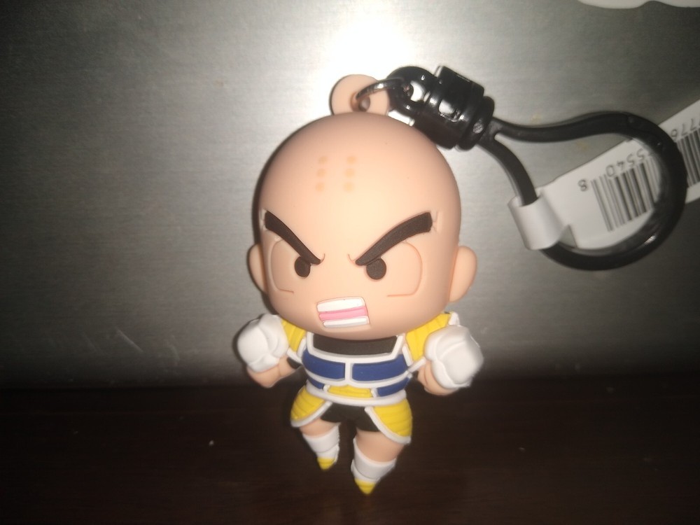 Dragonball Z Series 3 Figural Bag Clip 3 Inch Krillin