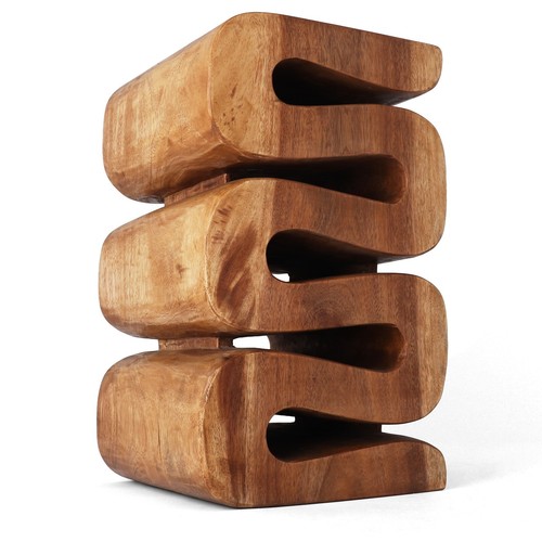 Rutledge & King Suar Hand Carved End Tables - Boho Chic Affordable Luxury Decor - Picture 5 of 47
