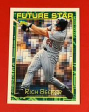 MLB RICH BECKER Minnesota Twins 1994 Topps Future Star Rookie CARD #71
