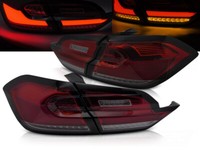 Voll LED Lightbar RüCkleuchten FüR Ford Fiesta MK8 Bj. 2017-2023 Rot/Smoke