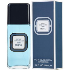 Royal Copenhagen MUSK Men 3.3 3.4 oz 100 ml Eau De Cologne Spray Nib Sealed
