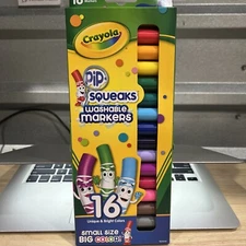 BRAND NEW!!! Crayola Pip Squeaks Washable Markers 16 Unique and Bright Colors