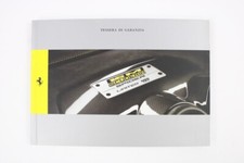 2008-09 Ferrari 430 Scuderia 16M Tessera di Garanzia Warranty Card BLANK Manual