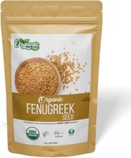 Graines De Methi (Fenugrec) | Zing Bio | Épice Entière | 453g / 15,97 oz