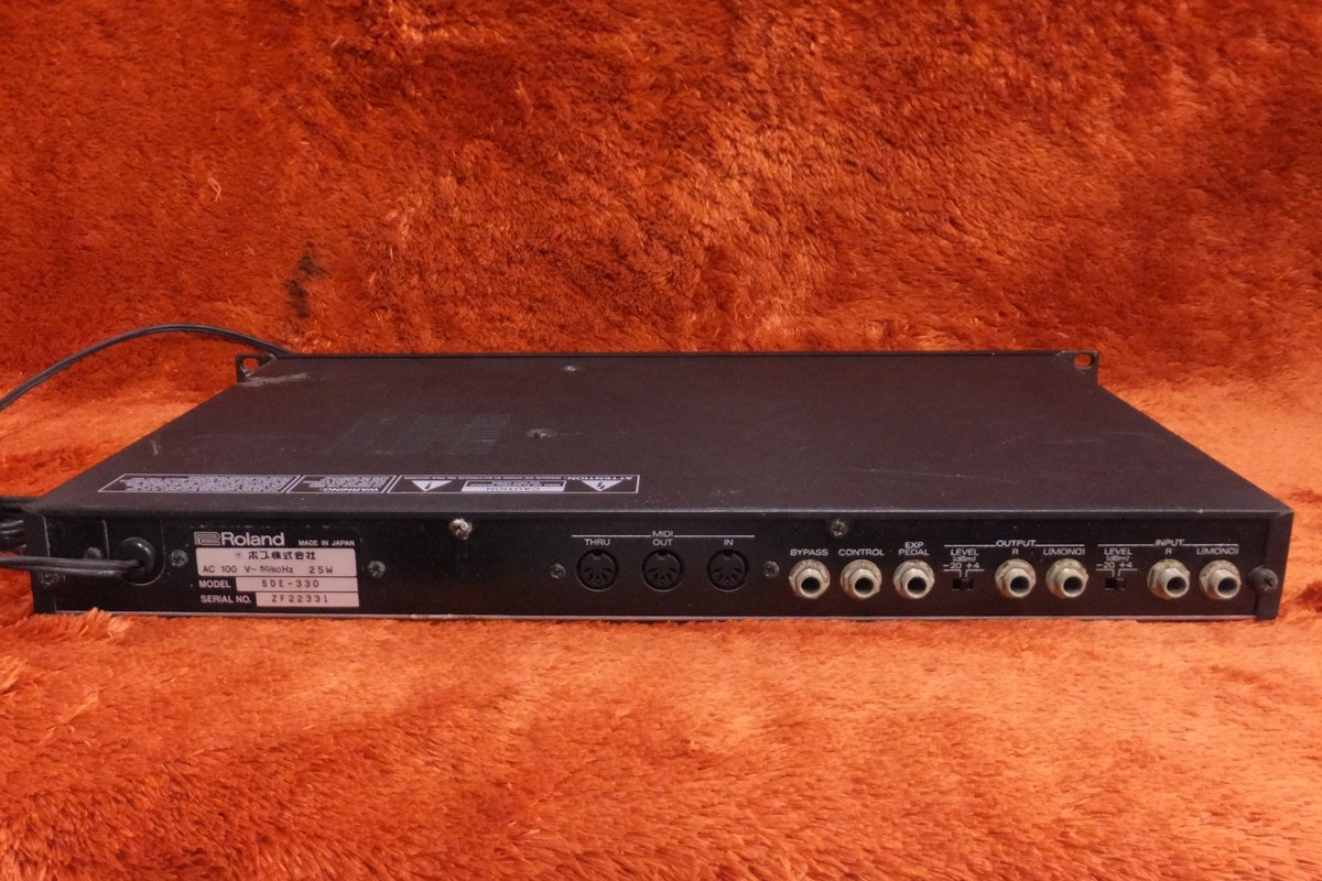 Roland SDE-330 デジタルディレイ Roland SDE-330 330 Digital Delay Rack Effect Vintage Working Free