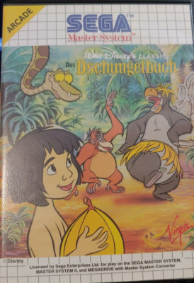 Dschungelbuch (1989) Sega Master System (Modul, Box) working classic 8-bit