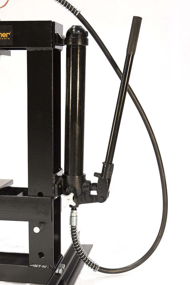 10.0T Werkstattpresse mit eingebaute Handpumpe und mit Manometer (SP10) - Bild 4 von 4