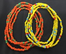 2 PC Handcrafted Waist Beads Jewelry African Bohemia Bracelets Anklet New 2650