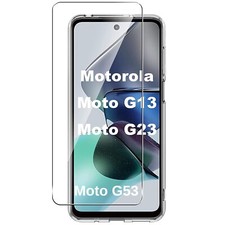TEMPERED GLASS for MOTOROLA MOTO G53 TRANSPARENT DISPLAY PROTECTION FILM