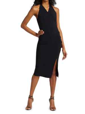 NWT Chiara Boni La Petite Robe Ambra Halter Dress 14U.S./50IT Black MSRP $695 | eBay NWT Chiara Boni La Petite Robe Ambra Halter Dress 14U.S./50IT Black MSRP $695 | eBay