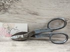 Vtg WISS SCISSORS Straight Pattern Tin Snips 7" A-13 TOOL Drop Forged Steel grey