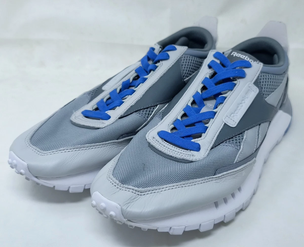 Reebok Classic Legacy Sneakers Grey Blue Men\'s Size 11 Reebok Classic Leather Legacy Cold Grey Blue for Sale  main image 2