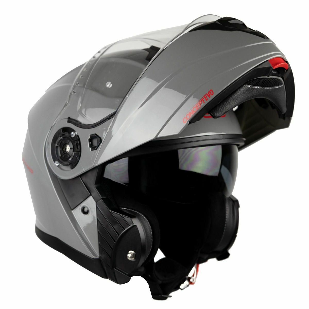 capacete mt helmets thunder 3 SV PRO MOTORCYCLE HELMET- SOLID A1 GLOSS BLACK Men Electric Bikes Color:Pink (Grey) Title: One Piece